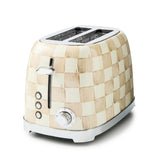 Mocha Check 2-Slice Toaster