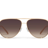 High Key Extra Large Sunglasses, Chamomile/Dark Fawn