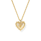 Mallory Rose Gold Locket Short Pendant Necklace