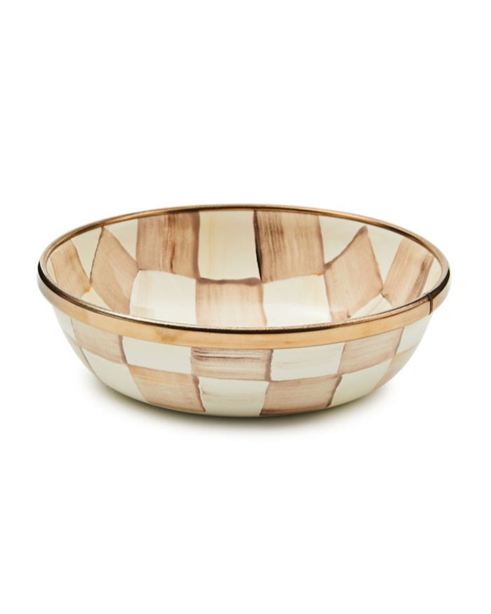 Mocha Check Relish Dish
