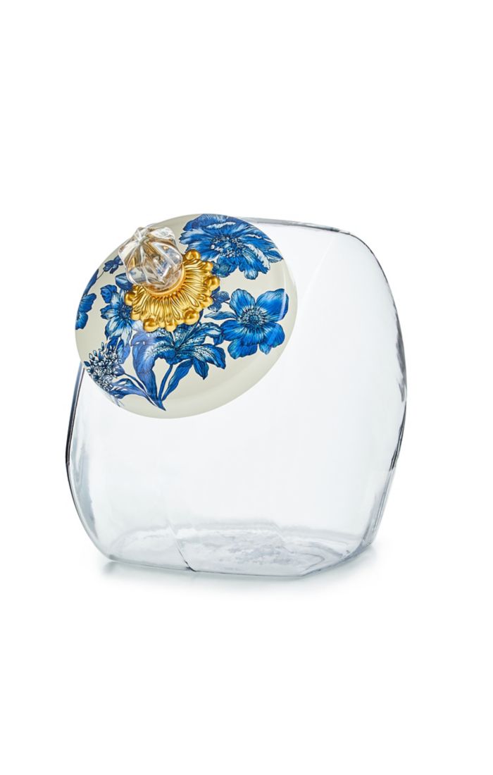 Cookie Jar With Royal English Garden Lid