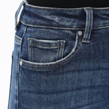 Hong Kong High Rise Cuffed Straight Leg Jeans, Trappist