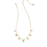 Dira Charm Necklace, Gold