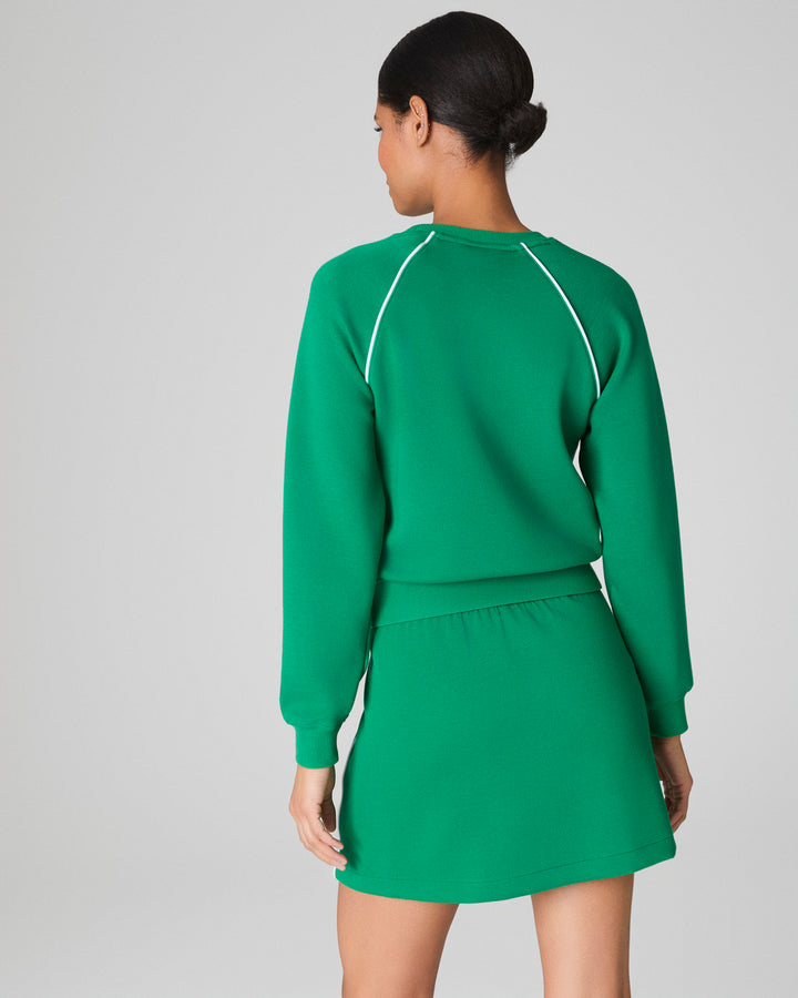 Airpique Crew Neck, Field Green