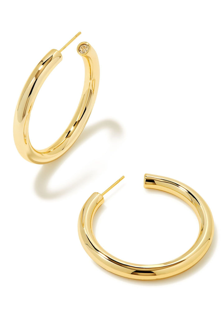 Colette Large Gold Hoop Earrings