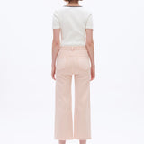 High Rise Straight Leg Jean, Pale Dogwood