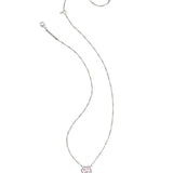 Ballet Short Pendant Necklace, Silver