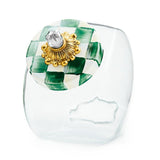 Sweets Jar With Emerald Check Lid