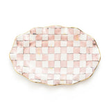 Rosy Check Ceramic Serving Platter