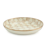 Mocha Check Abundant Bowl