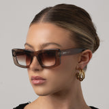 Marsha, Trans Olive/Brown Fade