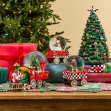 Holiday Train Snow Globe, Set of 3
