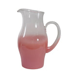 Glass Pitcher, Peach Ombre