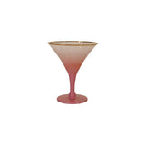Peach Ombre Cocktail Glass