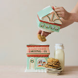 Christmas Bookstore Canister