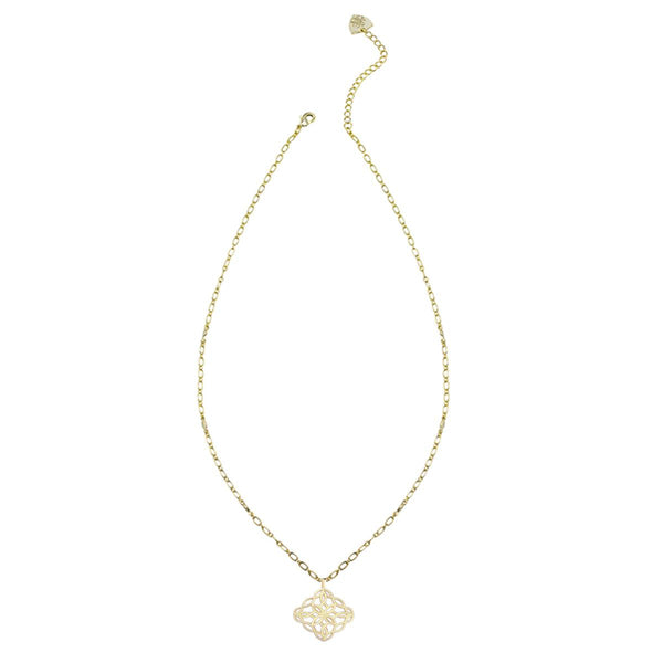 Bloom Drop Necklace, Gold