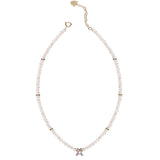 Stone Initial Necklace