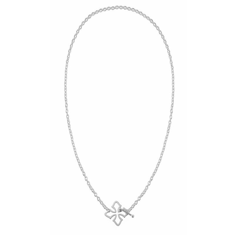 Grace Toggle Necklace, Silver