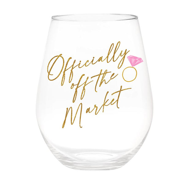 Officially Off the Market Jumbo Wine Glass