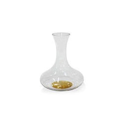 Wine Decanter with Gold Base