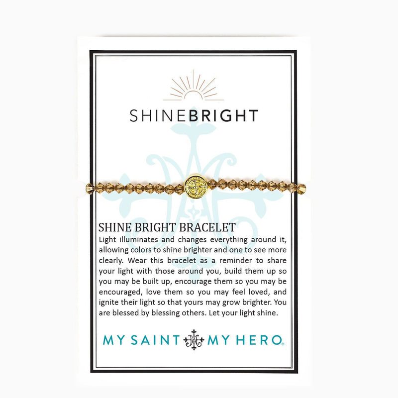 Shine Bright Crystal Benedictine Bracelet