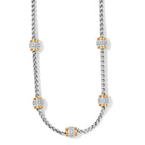 Meridian Petite Two Tone Short Necklace