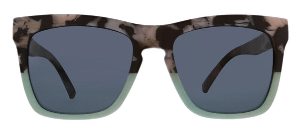 Cape May Reading Sunglasses, Black Marble/Mint