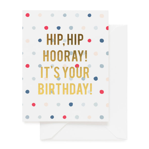 Hip, Hip Hooray Card