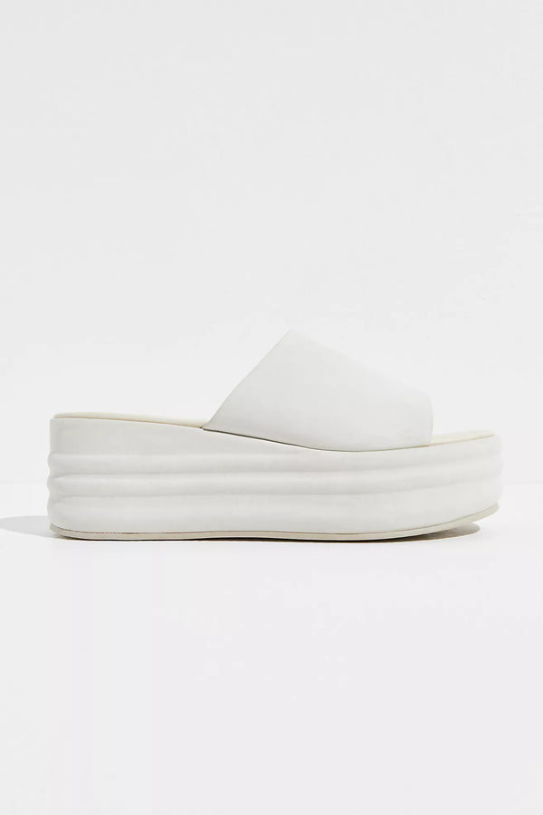 Harbor Flatform Sandals, Vanilla