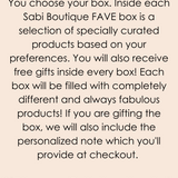 Sabi Fave Box