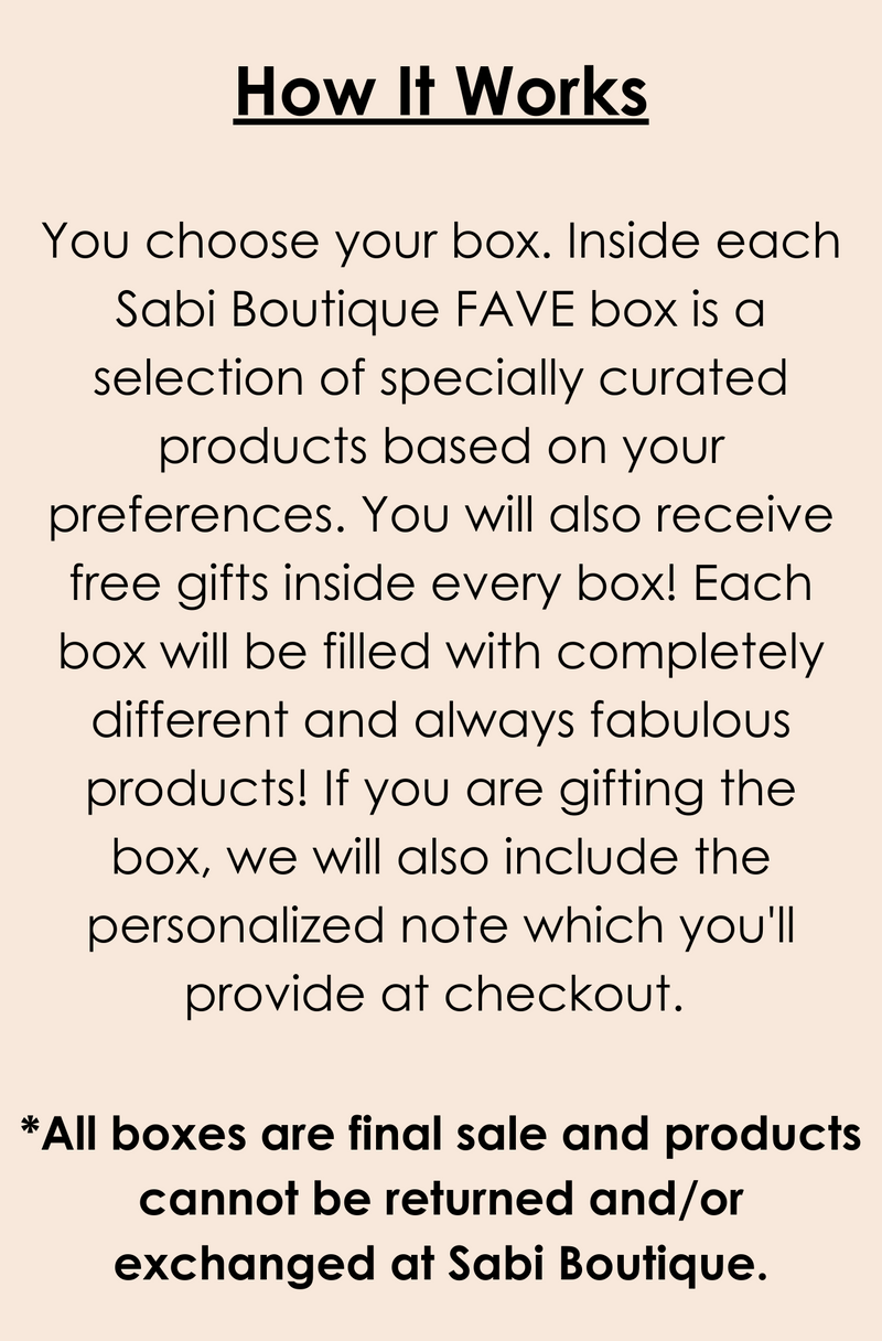 Sabi Fave Box