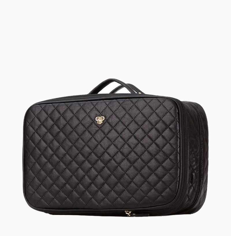 Amour Travel Case, Timeless Black Quilted