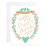 Bottom of My Heart Greeting Card