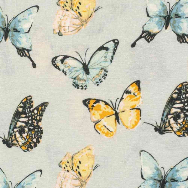 Butterfly Bamboo Fitted Crib Sheet