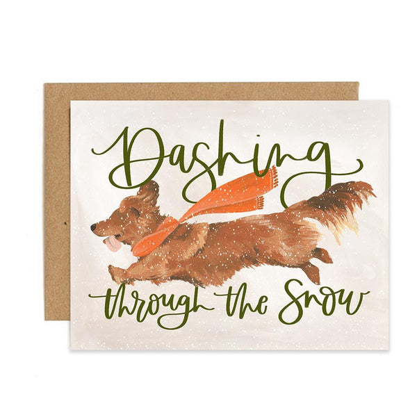 Dashing Dog Card
