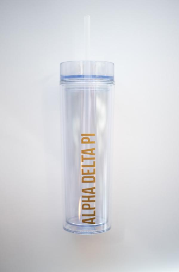 Sorority Clear Tumbler