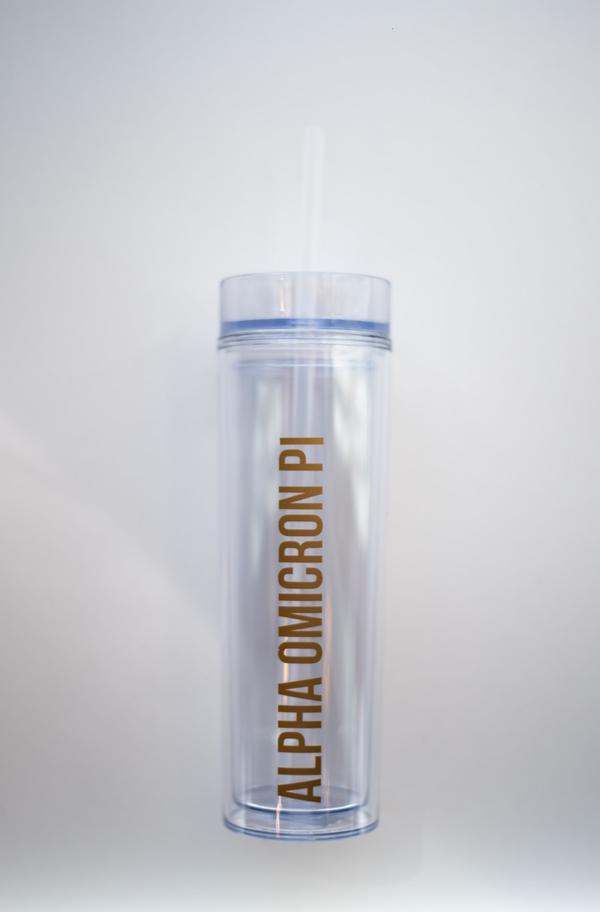 Sorority Clear Tumbler