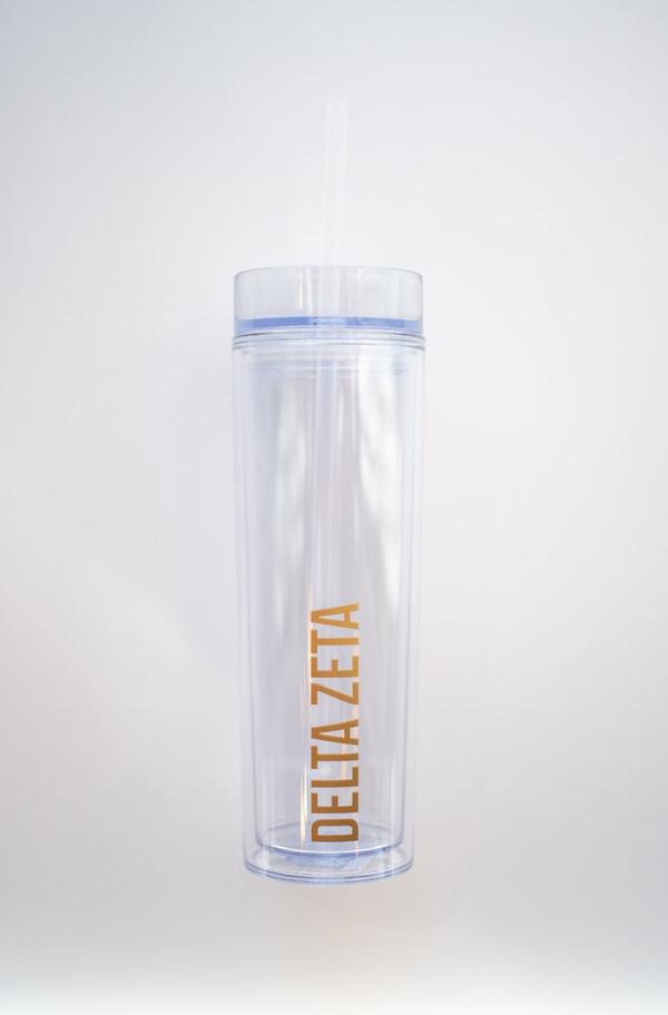 Sorority Clear Tumbler