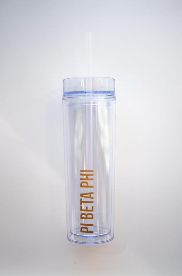 Sorority Clear Tumbler