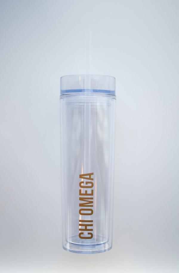 Sorority Clear Tumbler