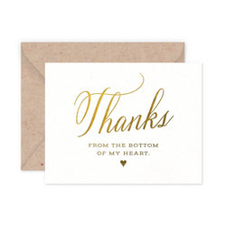 Thank You Heart Greeting Card
