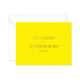 Teachers are Superheroes Greeting Card