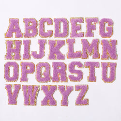 Purple Letter Patch