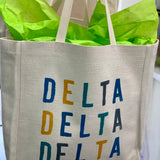 Tonal Sorority Bag