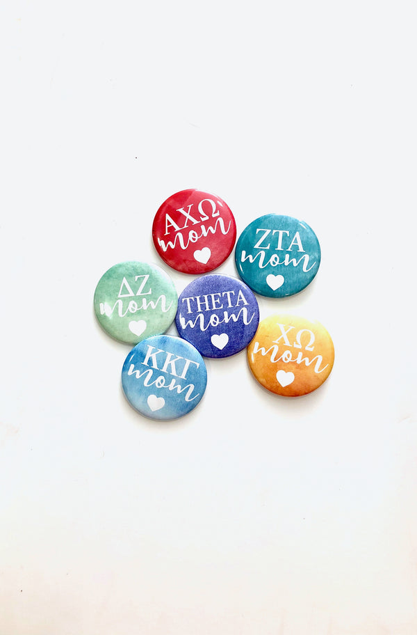 Sorority Mom Button