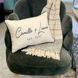 Holland Couples Name Pillow - Custom