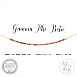 Morse Code Sorority Necklace