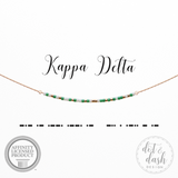 Morse Code Sorority Necklace