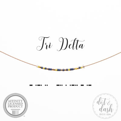 Morse Code Sorority Necklace