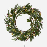 Lighted Berry Wreath